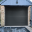 Small Ribbed Sectional Garage Door in Anthracite Grey